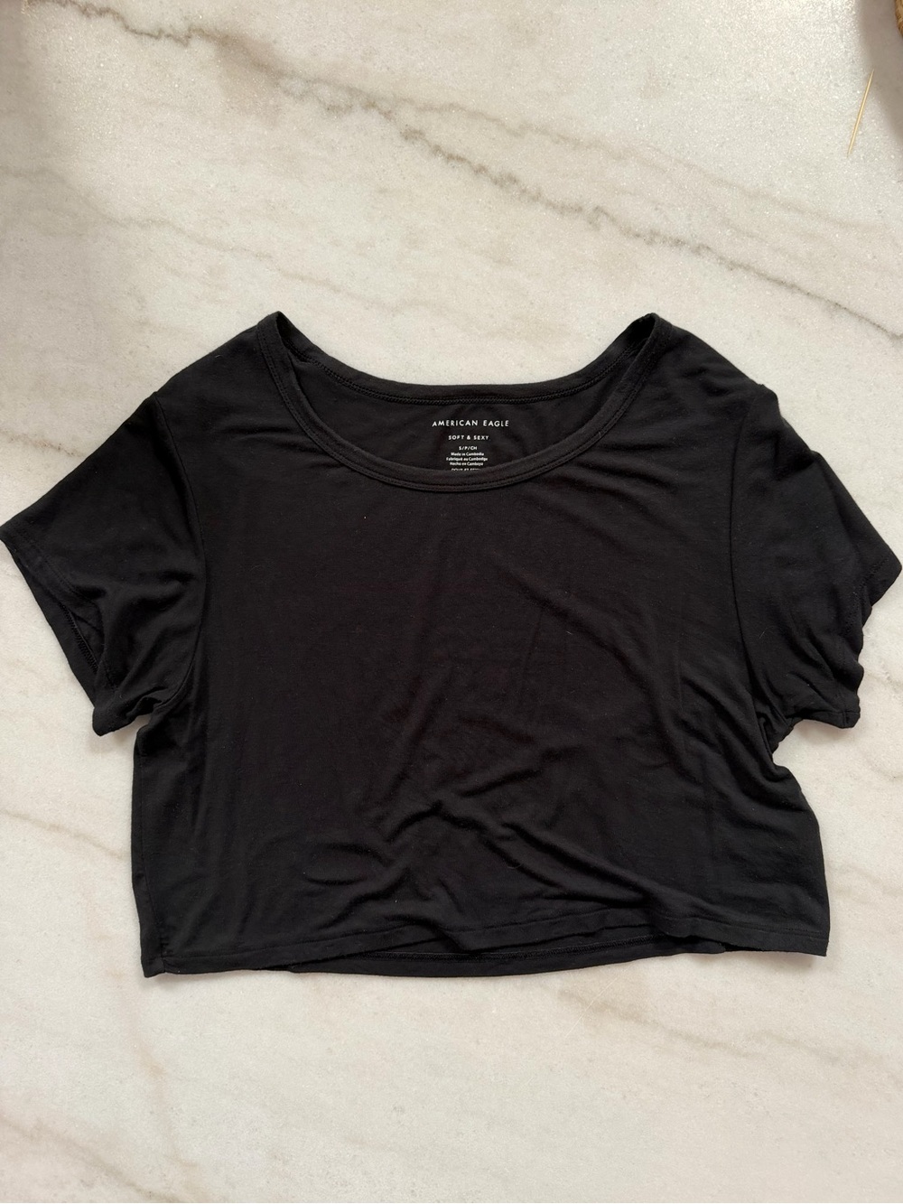 AE Cropped Soft & Sexy Tee (Small)